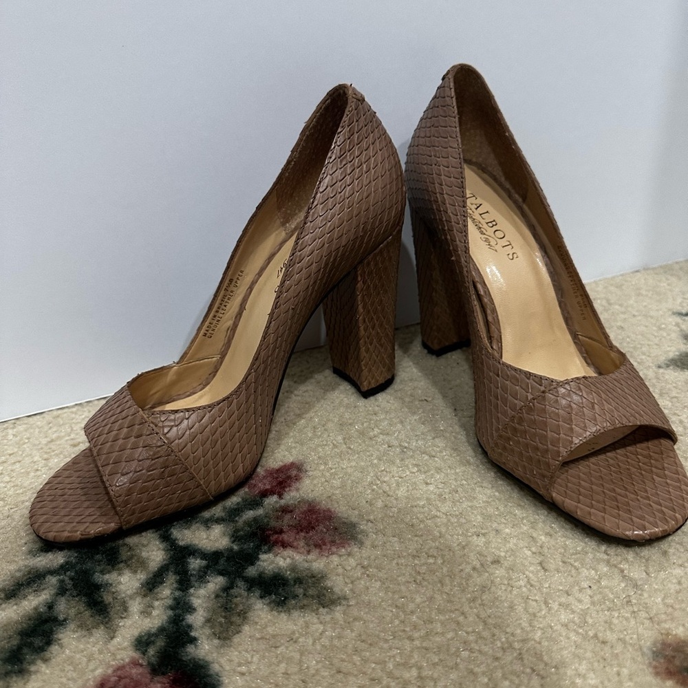 Talbots Heels| Size 7.5 | Mink